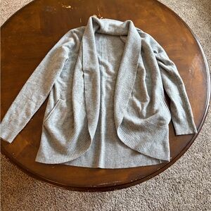 Quince mongolian cashmere open sweater cardigan